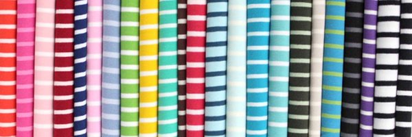 Organic Striped Fabrics