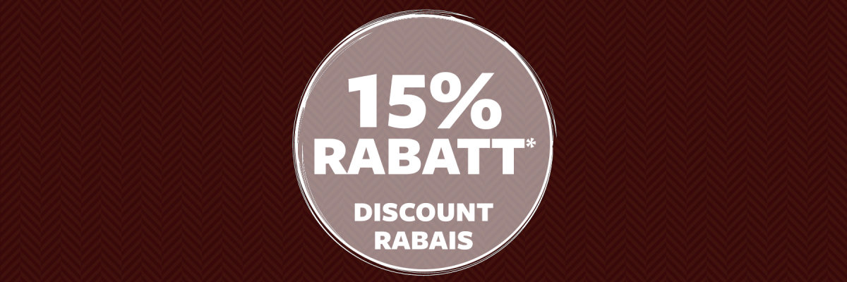 15% RABATT* für neu registrierte Gewerbekunden - 15% RABATT* für neu registrierte Gewerbekunden