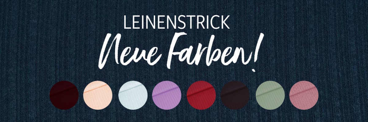 Bientôt disponible: Nouvelles couleurs pour le Leinenstrick - Bientôt disponible: Nouvelles couleurs pour le Leinenstrick