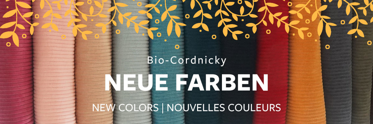 For a colourful sewing autumn: ORGANIC CORDEROY NICKY! - For a colourful sewing autumn: ORGANIC CORDEROY NICKY!