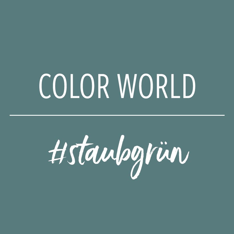 Stoffonkel Color World #staubgrün
