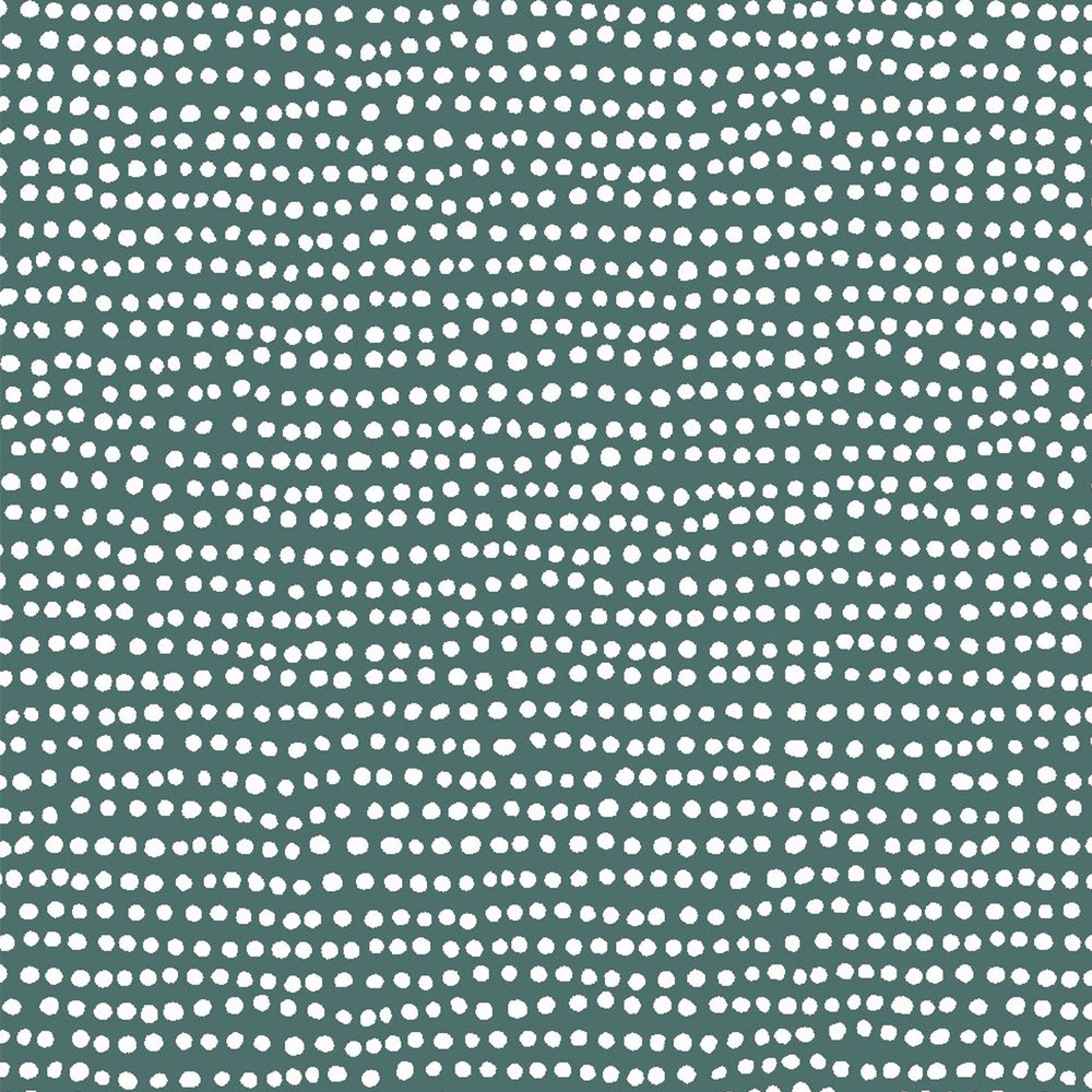 Stoffonkel Bio-Jersey Kombistoff-Serie Dotted Lines staubgrün