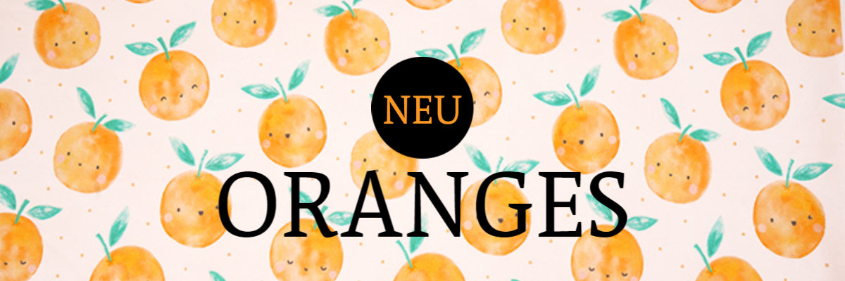 Stoffonkel Organic Jersey Oranges