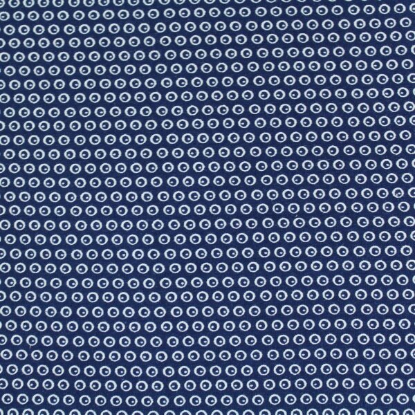 Tissue jersey organique Kuller marineblau