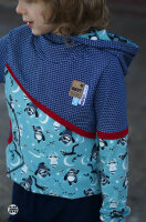 Tissue jersey organique Kuller marineblau
