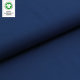 Tissue jersey organique de couleur unie marineblau