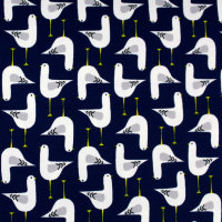 Organic jersey Seagulls - marine (GOTS)