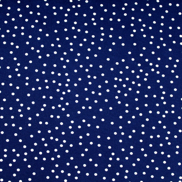Biojersey Dotties marineblau