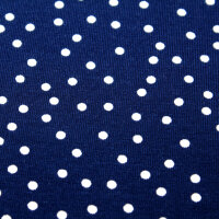 Biojersey Dotties marineblau