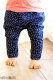 Biojersey Dotties marineblau