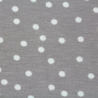 Tissue jersey organique Dotties steingrau