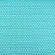 Tissue jersey organique Pinwheels - blue curacao