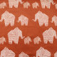 Tissue jersey organique Elephant - karamell (GOTS)