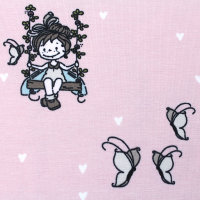 Tissue jersey organique Swing Fairy all over