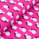 Tissue jersey organique Eichhörnchen - pink