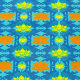 Tissue jersey organique Lotus - Meerblau