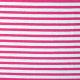Biojersey Streifen - hellgrau-pink