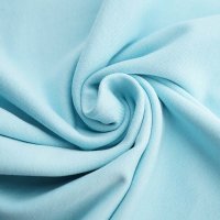 Tissue bord-côte organique babyblau