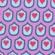 Organic jersey Janeas Herzschilder - rosa