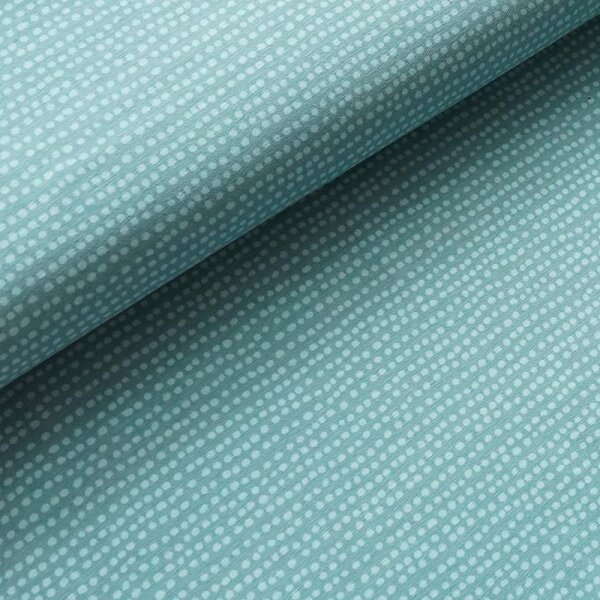 Organic jersey Dotted Line türkis