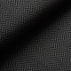 Tissue jacquard organique Fischgrät schwarz
