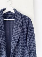 Bio-Jacquard Hahnentritt schwarz