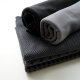 Bio-Jacquard Hahnentritt schwarz