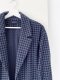 Bio-Jacquard Hahnentritt schwarz