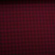 Bio-Jacquard Hahnentritt kirsche
