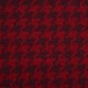 Bio-Jacquard Hahnentritt kirsche