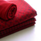 Bio-Jacquard Hahnentritt kirsche