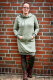 Organic jacquard Fischgrät moos