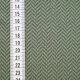Organic jacquard Fischgrät moos