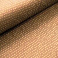 Organic jersey Dotted Line taupe