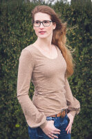 Biojersey Dotted Line taupe