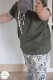 Organic jersey Dotted Line khaki