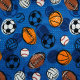 Tissue jersey organique Lets play Ball