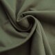 Tissue bord-côte organique khaki