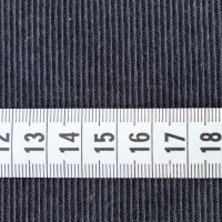Bio-Jacquard Rippenmuster schwarz
