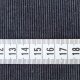 Organic jacquard Rippenmuster schwarz