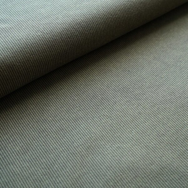 Tissue jacquard organique Rippenmuster moos