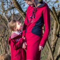 Organic French Terry Uni kirsche