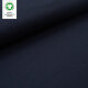 Organic French Terry Uni dark blue
