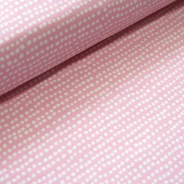 Tissue jersey organique Dotted Line strawberry ice cream