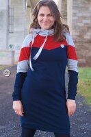 Bio-French Terry Uni marineblau