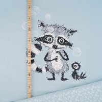 Organic jersey Racoons Panel gletscher