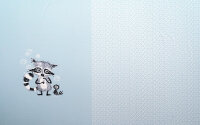 Organic jersey Racoons Panel gletscher