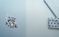 Organic jersey Racoons Panel gletscher