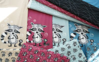 Organic jersey Racoons Panel gletscher