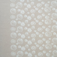 Tissue jersey organique Racoons Panel macadamia (GOTS)